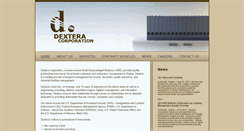 Desktop Screenshot of dextera-online.com