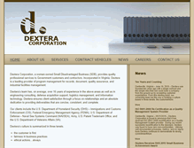 Tablet Screenshot of dextera-online.com